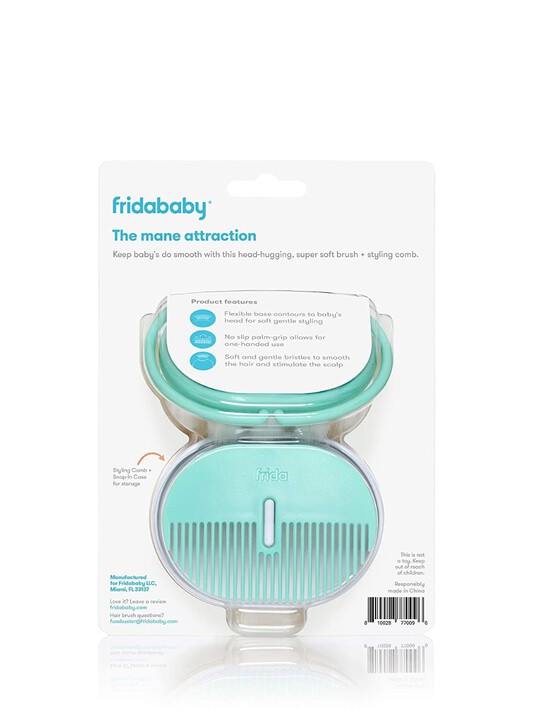 Fridababy Head-Hugging Hair Brush & Comb Set image number 3